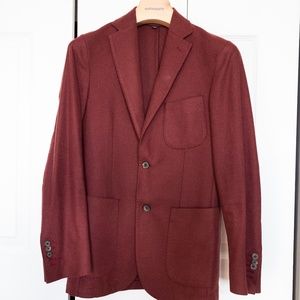 Suitsupply Red Pure Wool Copenhagen Jacket - 36r